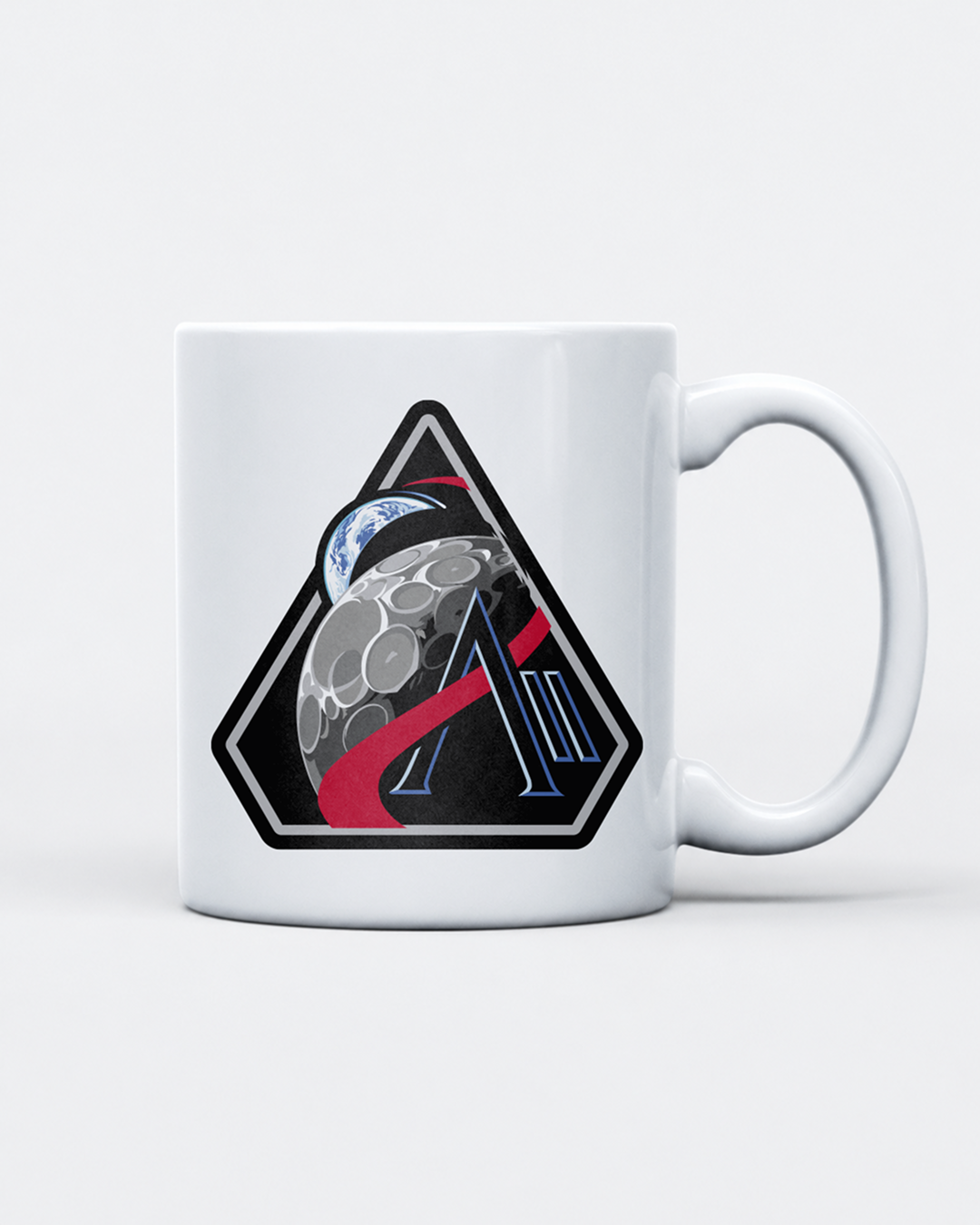 Caneca de Cerâmica Branca – Artemis II