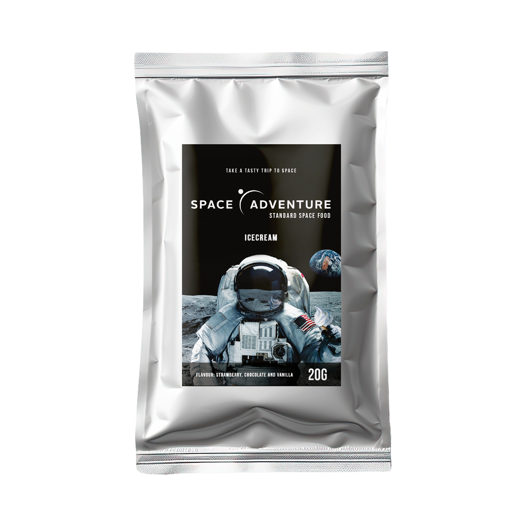 Comida de Astronauta NASA - Sorvete Liofilizado - Napolitano