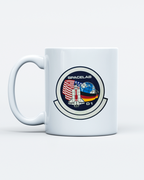 Caneca De Cerâmica Branca - Spacelab NASA Meatball