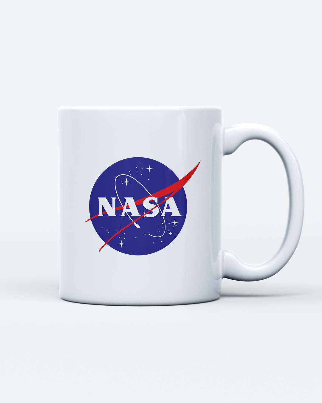 Caneca De Cerâmica Branca - Spacelab NASA Meatball