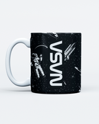 Caneca De Cerâmica Preta – Ícones Espaciais NASA Worm