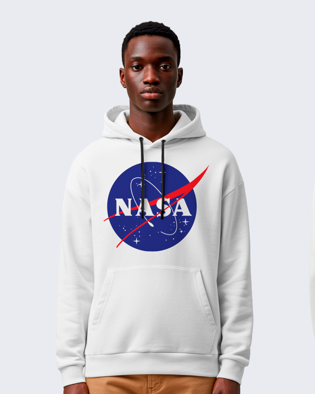 Moletom Unissex Branco - NASA Meatball