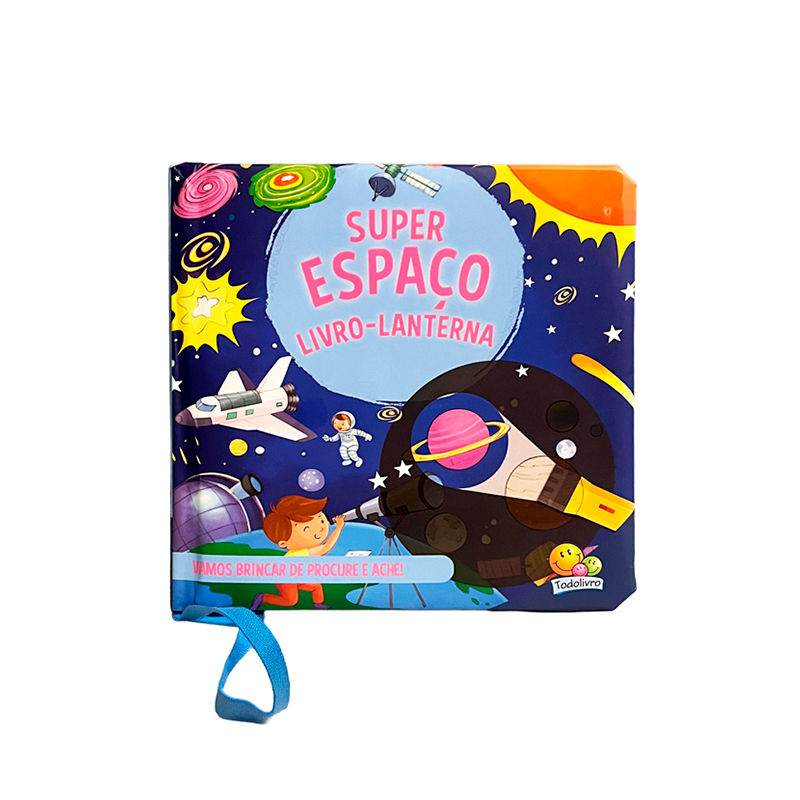 LIVRO- SUPER ESPAÇO COM LANTERNA