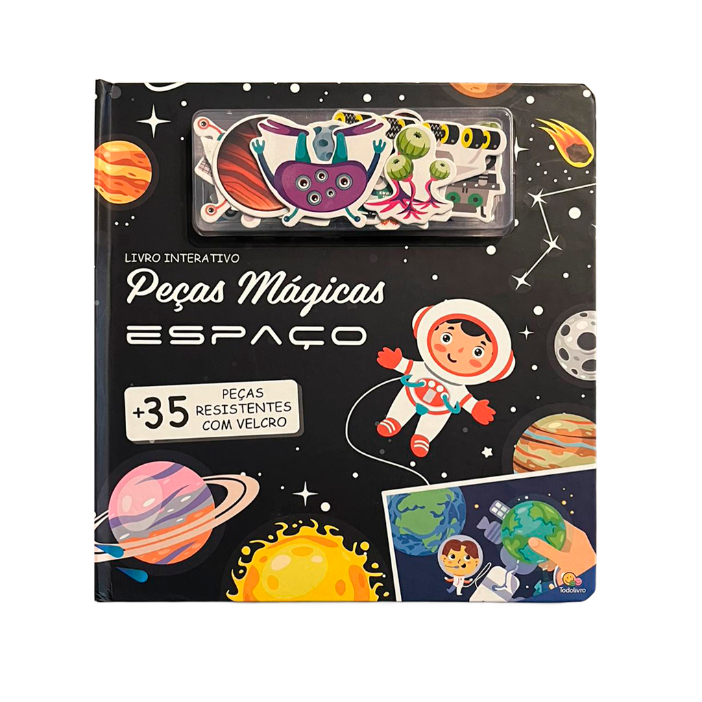 LIVRO INTERATIVO PEÇAS MÁGICAS ESPAÇO