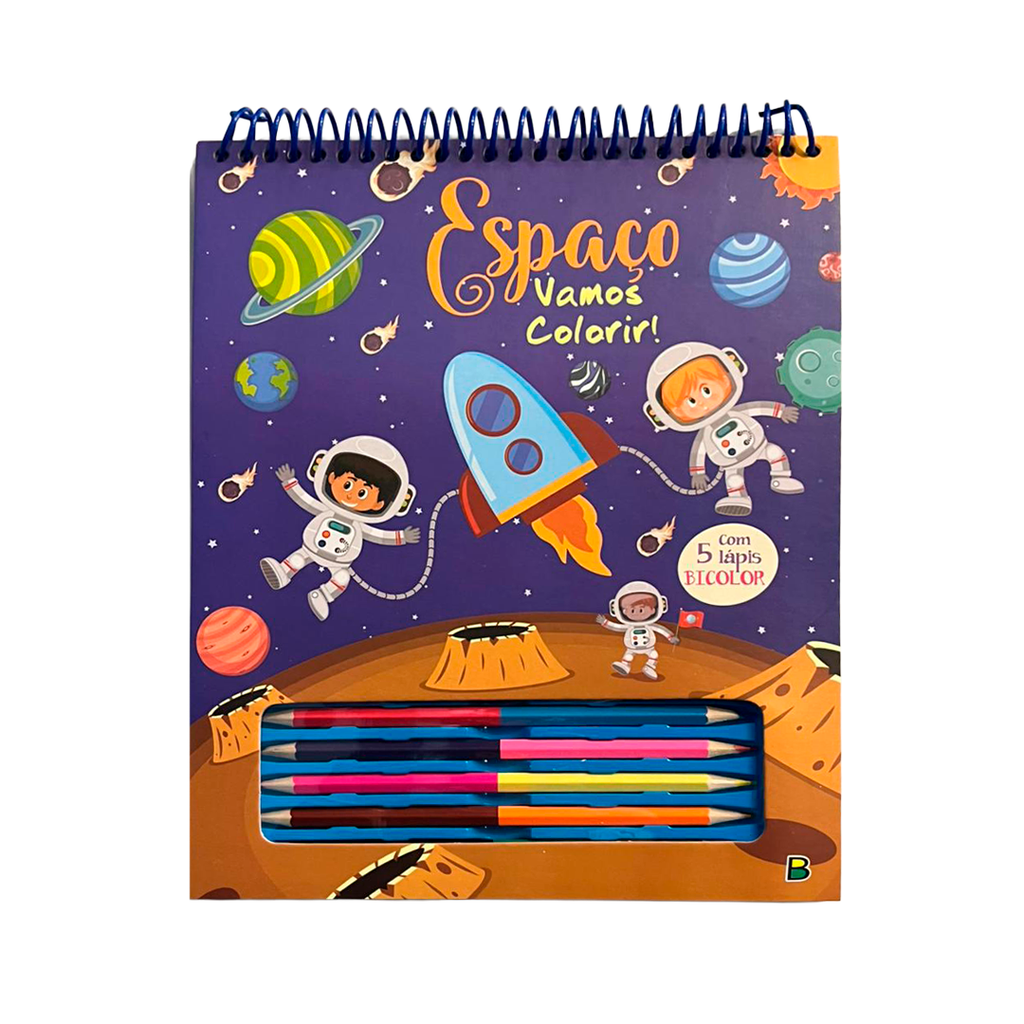 LIVRO - VAMOS COLORIR - ESPAÇO