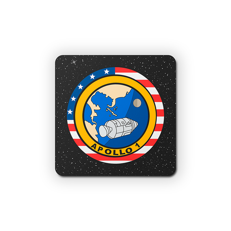 Porta Copos Imã - NASA Missão Apollo 1