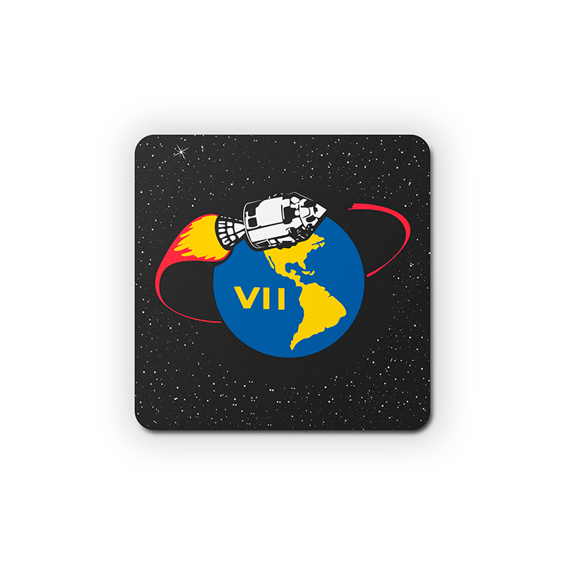 Porta Copos Imã - NASA Missão Apollo 7