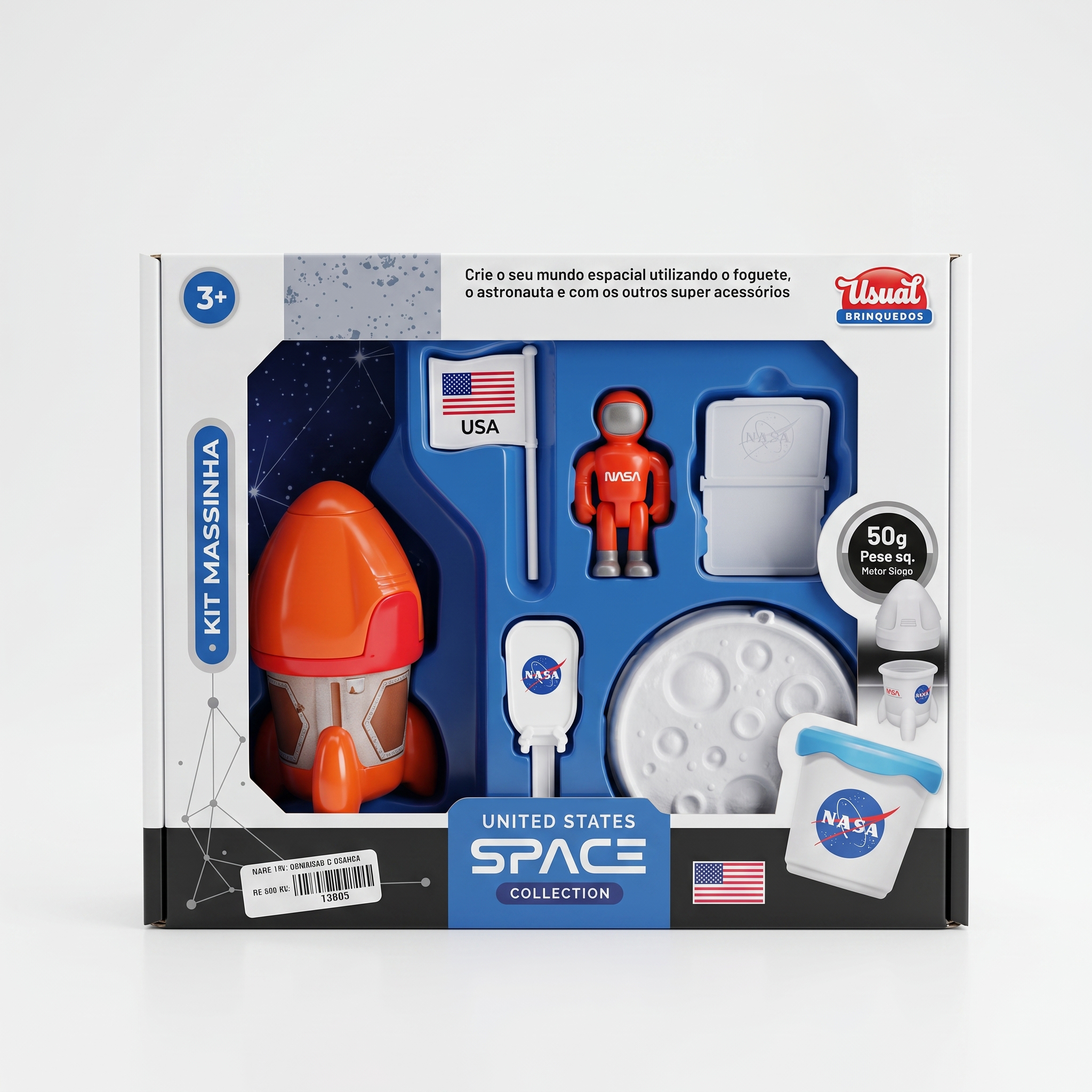 Brinquedo - Kit Massinha Space