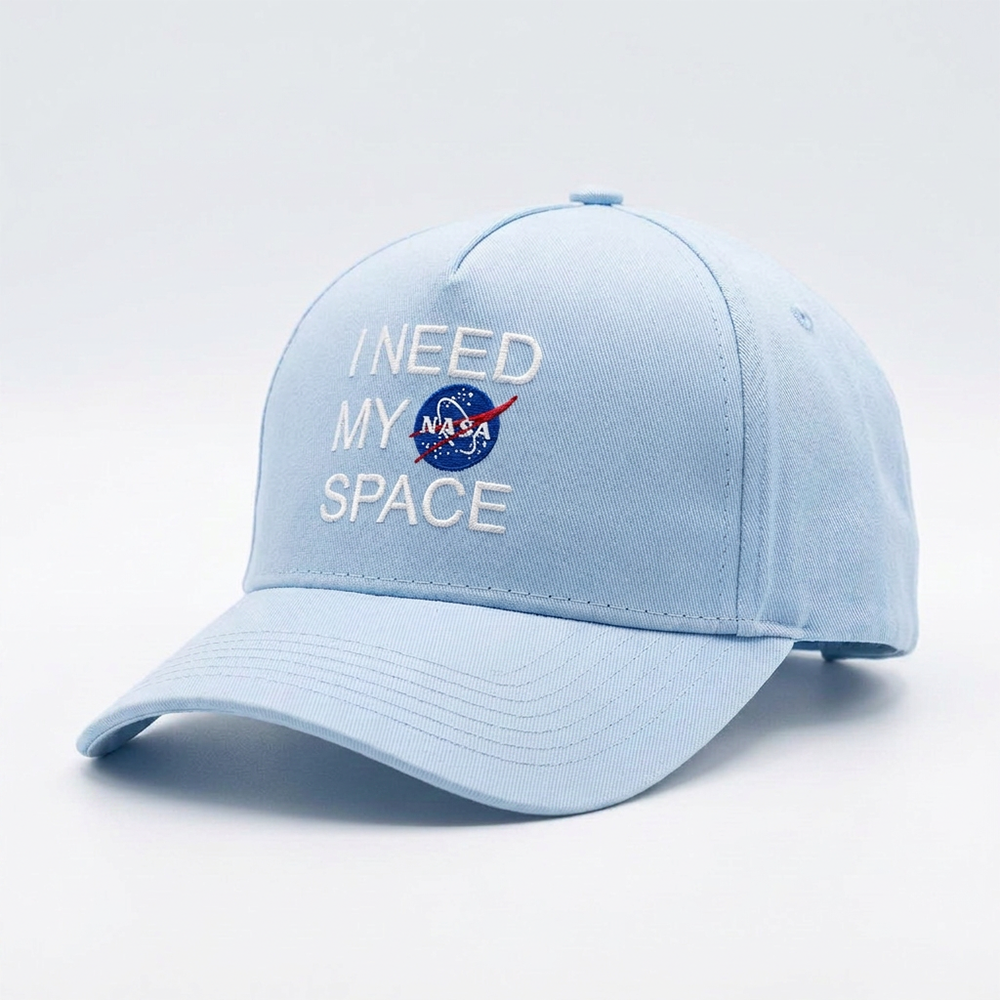 Boné Azul - Aba Curva - I Need My Space