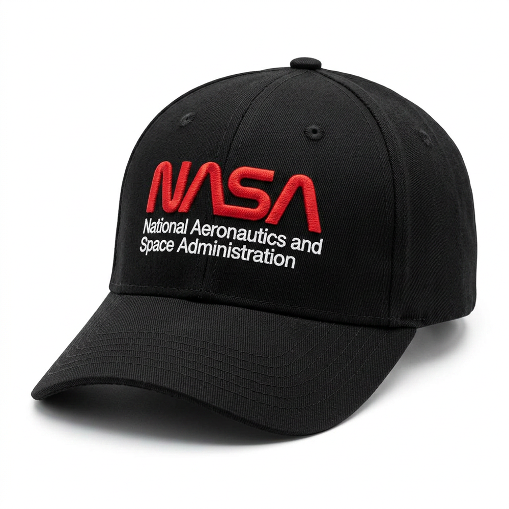 Boné Worm NASA - Preto