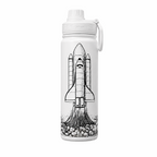 Garrafa térmica Branca 650ml - NASA
