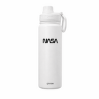 Garrafa térmica Branca 650ml - NASA