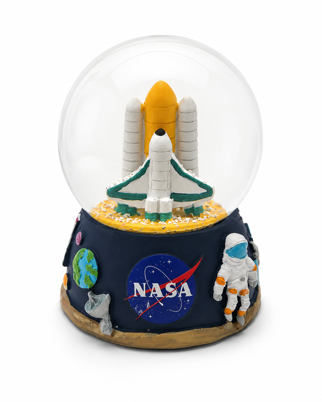 Globo de Neve Espacial NASA com Ônibus Espacial