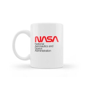 Caneca De Cerâmica Branca – NASA Worm