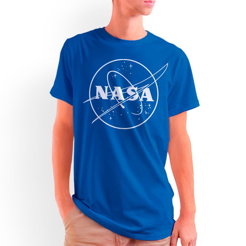 Camiseta Unissex Azul – 100% Algodão – NASA Meatball